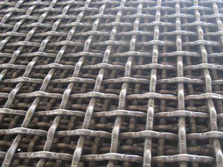 Mining Screen Rod Woven 22mm Double Crimped Wire Mesh For Coal Mine