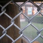 PVC Coated Diamond Chain Link Fence Galvanized 4.0mm